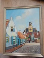 Schilderij Hoofdstraat Noordwijk, Antiek en Kunst, Ophalen of Verzenden