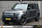 Land Rover Defender 3.0 D200 MHEV 110 SE Grijs Kenteken Luch, Auto's, Bestelauto's, Euro 6, Lichtsensor, Leder, Bedrijf