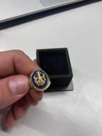 Antieke ring met familiewapen, Sieraden, Tassen en Uiterlijk, Ringen, Gebruikt, 20 of groter, Ophalen of Verzenden, Dame of Heer