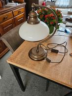 Vintage Retro Tafellamp, Gebruikt, Vintage, Ophalen of Verzenden, Glas