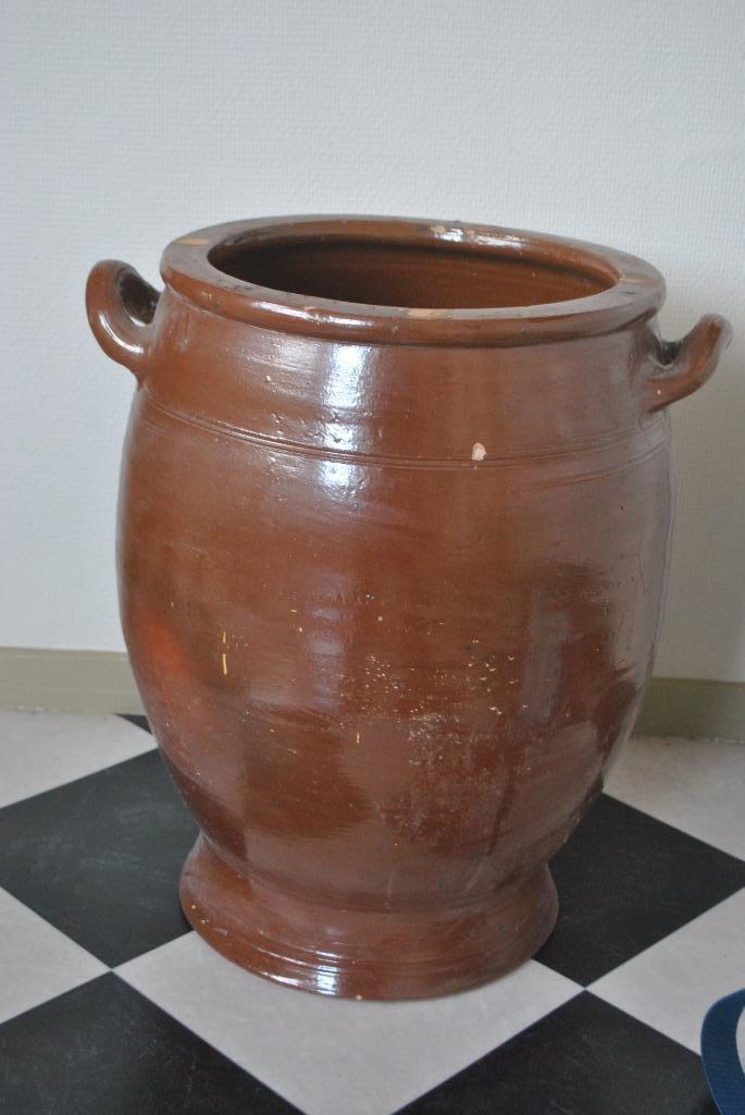 Antieken voorraad pot, steengoed, Antiek en Kunst, Antiek | Keramiek en Aardewerk, Ophalen