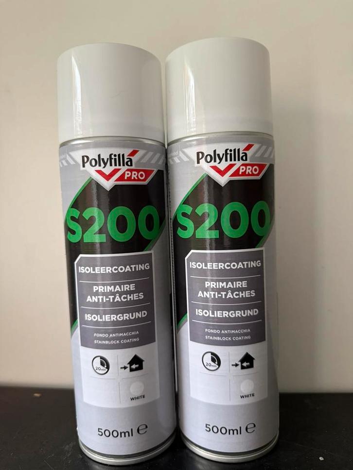 Polyfilla Pro S200 Isoleercoating, Doe-het-zelf en Verbouw, Overige Doe-het-zelf en Verbouw, Nieuw, Ophalen of Verzenden