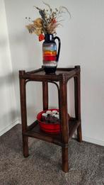 planten tafeltje manou bijzettafeltje vintage retro tafel, Minder dan 55 cm, Vierkant, Zo goed als nieuw, Vintage retro