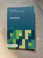 Insolventie 11e druk, Ophalen of Verzenden, Zo goed als nieuw, WO