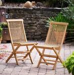 Teak klapstoel tuinstoel folding chiar, Ophalen, Nieuw, Teakhout, Inklapbaar