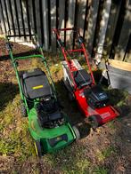 John Deere & Sabo grasmaaier, Cirkelmaaier, Gebruikt, Opvangbak, Benzine-grasmaaier