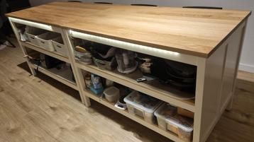 Ikea kookeiland Tornviken wit 126x77cm beschikbaar voor biedingen