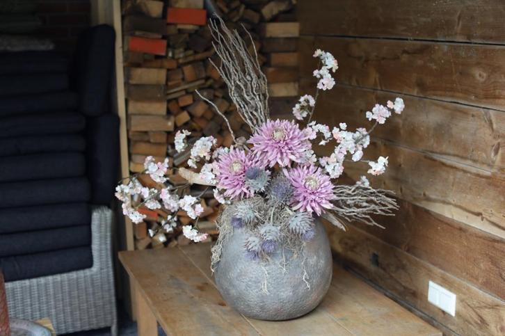 bloemstuk sierbloemstuk, Huis en Inrichting, Woonaccessoires | Kunstplanten en Kunstbloemen, Zo goed als nieuw, Binnen, Ophalen