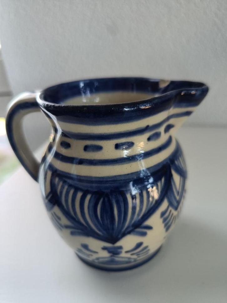 Kleine kan van plateel Debo Workum (De Boer), Antiek en Kunst, Antiek | Keramiek en Aardewerk, Ophalen of Verzenden