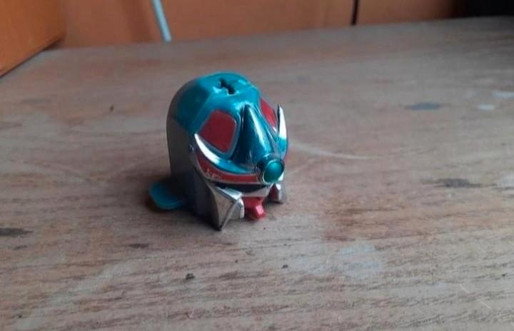 Brave Express Might Gaine bootleg helm figuur 1999, Verzamelen, Transformers, Gebruikt, Overige generaties, Ophalen of Verzenden