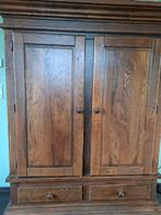 Eikenhouten kast - gebruikt, maar mooi!, Ophalen, 100 tot 150 cm, Klassiek, Eikenhout