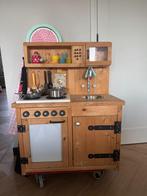 Speel keukel incl keuken gerei, Ophalen, Zo goed als nieuw, Hout, Speelkeuken