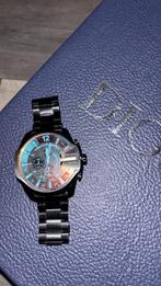 Diesel DZ4318 Mega Chief, Sieraden, Tassen en Uiterlijk, Horloges | Heren, Overige merken, Staal, Gebruikt, Staal