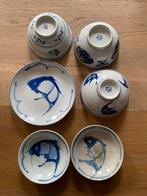 Set Chinees servies thema vis, Antiek en Kunst, Antiek | Porselein, Ophalen of Verzenden