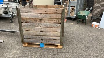 Houten Palletbox / Kist beschikbaar voor biedingen
