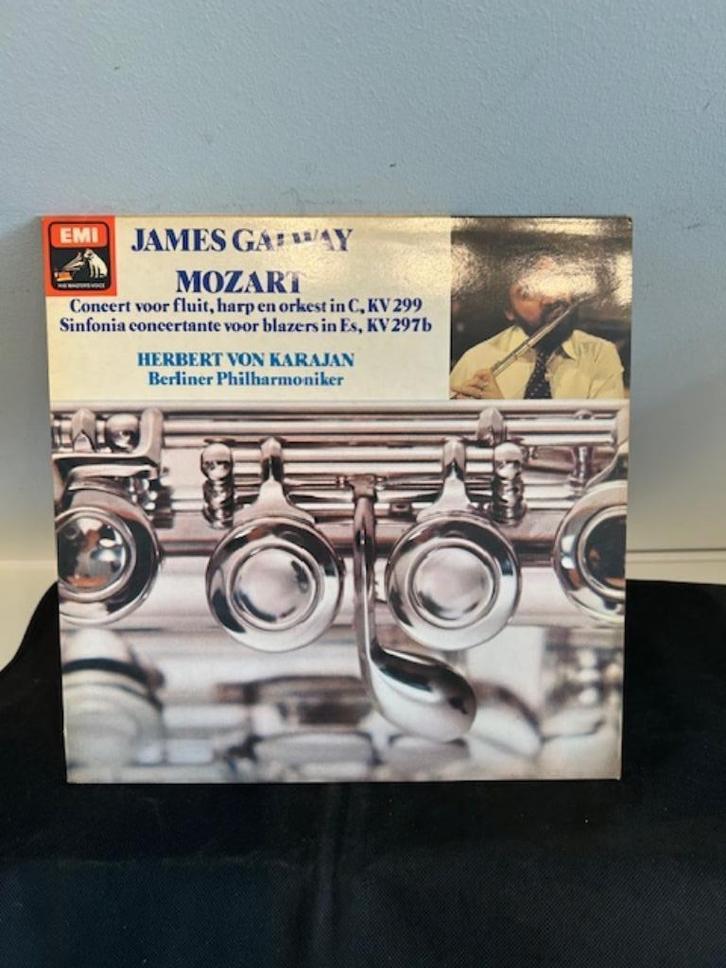 Mozart*, James Galway, Berliner Philharmoniker,, Cd's en Dvd's, Vinyl | Klassiek, Zo goed als nieuw, Classicisme, Orkest of Ballet