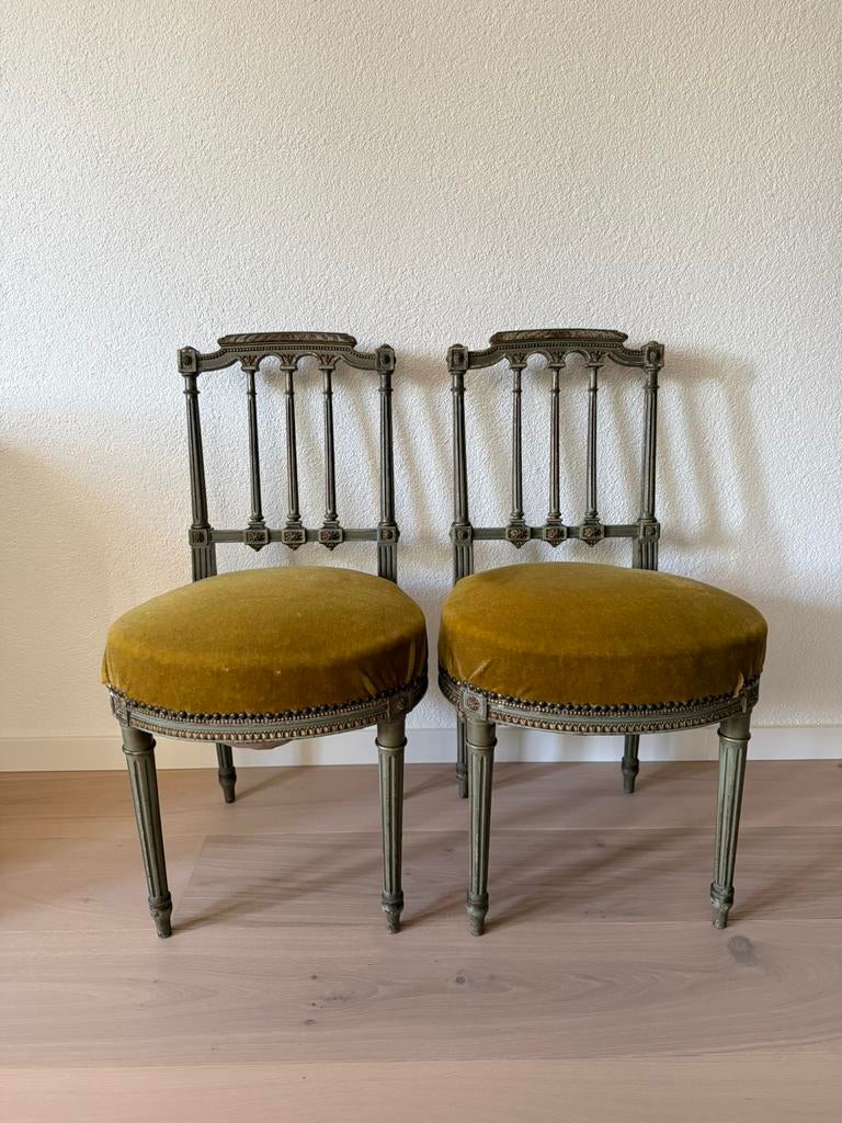 Louis XVI Stijl Stoelen - Set van Twee, Ophalen
