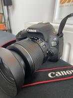 Canon EOS 200D body + EF-S 18-55mm lens + accu&lader + tas, Audio, Tv en Foto, Fotocamera's Digitaal, Spiegelreflex, Canon, Gebruikt