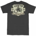 Lucky 13 excelsior t shirt, Nieuw, Ophalen of Verzenden, Zwart, Lucky 13