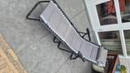 Luxe ligstoel, Tuin en Terras, Tuinstoelen, Ophalen, Zo goed als nieuw, Metaal, Verstelbaar