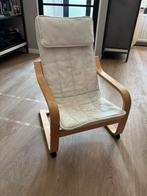 IKEA POÄNG Kinderfauteuil - Zo goed als nieuw, Huis en Inrichting, Stoelen, Ophalen, Zo goed als nieuw, Hout, Eén