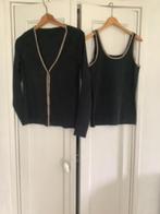 Just B Top met vestje, Kleding | Dames, Verzenden, Zwart, Zo goed als nieuw, Just B