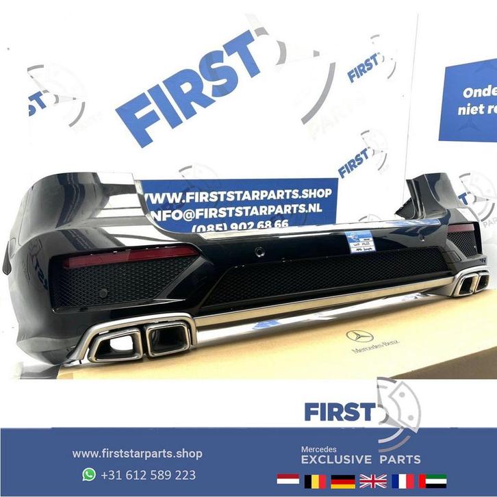 A1668855325 W166 ML63 AMG ACHTERBUMPER COMPLEET A1668855425, Auto-onderdelen, Carrosserie en Plaatwerk, Bumper, Mercedes-Benz