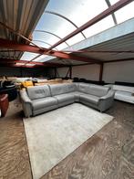 Leren design relax hoekbank , hoekbank grijs leer Z.g.a.n., 2871SK, Mariansoliak8@gmail.com, Ophalen of Verzenden, Zo goed als nieuw