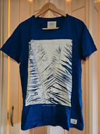 Blauw T-shirt met print (S) - REV Revelation, Kleding | Heren, T-shirts, Blauw, Ophalen of Verzenden, Zo goed als nieuw, REV Revelation