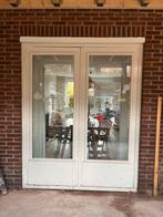 Oude openslaande deuren, Doe-het-zelf en Verbouw, Ophalen of Verzenden, Gebruikt, Buitendeur, 200 tot 215 cm