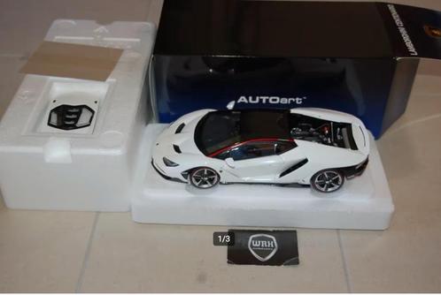 LAMBORGHINI CENTENARIO white Autoart 79111 WRH, Hobby en Vrije tijd, Modelauto's | 1:18, Zo goed als nieuw, Auto, Autoart, Verzenden