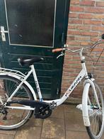 Witte damesfiets, Fietsen en Brommers, Fietsen | Dames | Damesfietsen, Ophalen, Zo goed als nieuw, Overige merken, Versnellingen