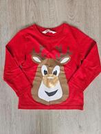 Leuke Kerst shirt met lange mouwen, 98/104 H&M, Meisje, H&M, Ophalen of Verzenden, Zo goed als nieuw