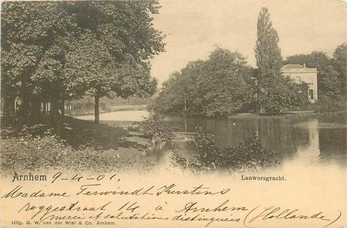 (381-410-001) Arnhem Lauwersgracht, Verzamelen, Ansichtkaarten | Nederland, Gelderland, Voor 1920, Verzenden