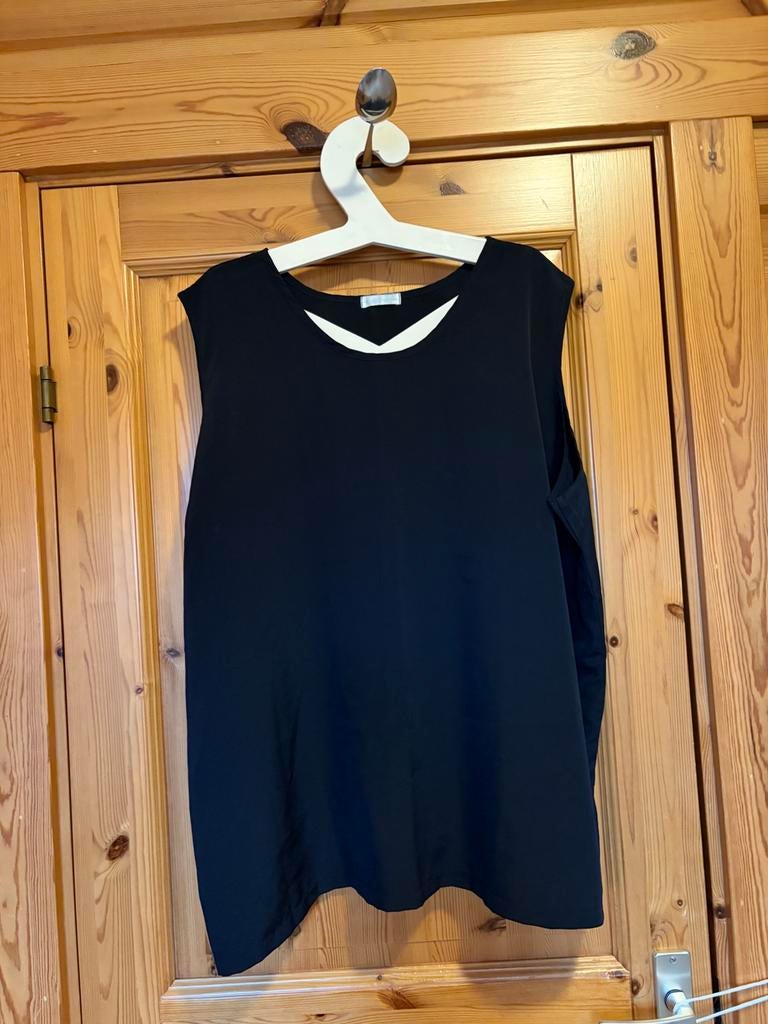 Top hemd zwart oto 75 lengte 74, Kleding | Dames, Ophalen of Verzenden, Zo goed als nieuw, Zwart, Shirt of Top