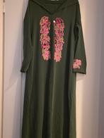 Groene Dames Djellaba met Borduurwerk - MaatL, Maat 42/44 (L), Nieuw, Ophalen of Verzenden, Geen merk