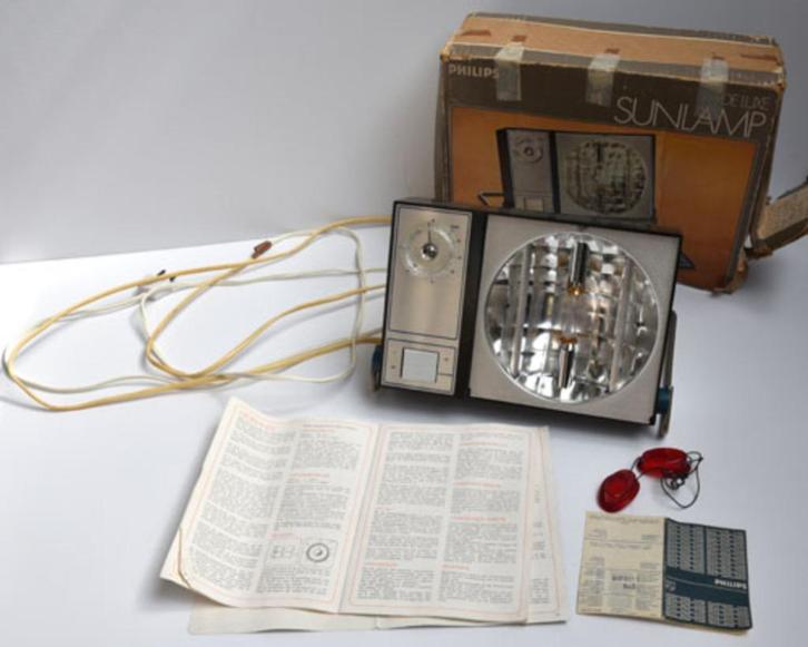 Infrarood apparaat vintage/retro, Philips Sunlamp de luxe, Witgoed en Apparatuur, Persoonlijke-verzorgingsapparatuur, Gebruikt