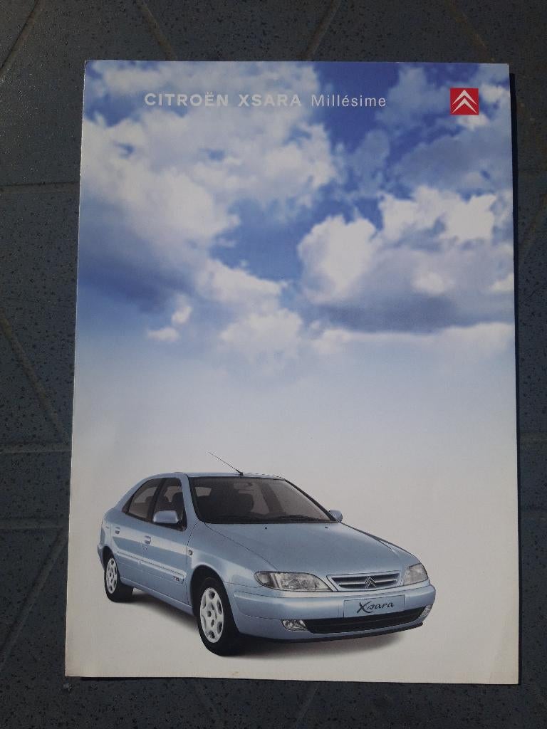 folder Citroën Xsara Millésime - 2000 Nederlands, Ophalen of Verzenden, Zo goed als nieuw, Citroën