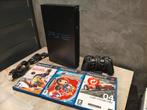 PS2 met controller en 3 games!, Ophalen of Verzenden, Gebruikt, Met 1 controller