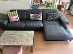Natuzzi hoekbank leer, Ophalen, Zo goed als nieuw, Leer