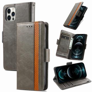 PU-leer Wallet Flip Case Set voor iPhone 12 Pro Max _ Grijs beschikbaar voor biedingen