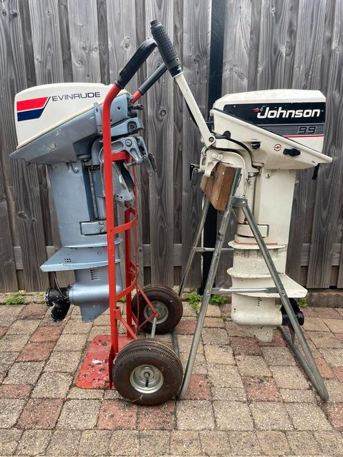 Evinrude 15 pk  kortstaart /johnson  9.9 pk langstaart, Watersport en Boten, Bootonderdelen, Zo goed als nieuw, Motor en Techniek