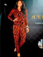 Nieuw jumpsuit bruin zwart print Supertrash 46 XL, Kleding | Dames, Jumpsuits, Nieuw, Supertrash, Ophalen of Verzenden, Bruin