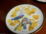 Zangvogels van de wereld, 3 borden van Franklin Mint, Ophalen of Verzenden, Gebruikt, Vogel, Beeldje of Figuurtje