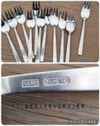 Gero Zilmeta Vintage Gebaksvorkjes (11 stuks), Antiek en Kunst, Antiek | Bestek, Ophalen of Verzenden