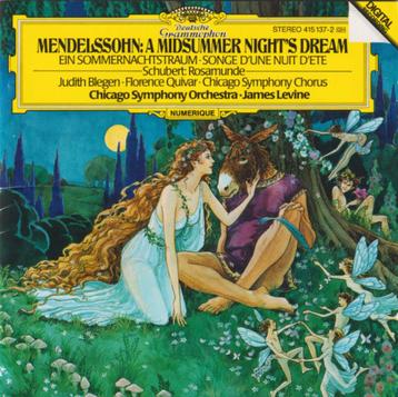 MENDELSSOHN A midsummer nights dream CD LEVINE DG TOP COND beschikbaar voor biedingen