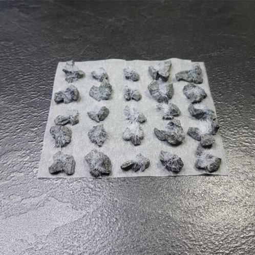 Scenery: Basalt Rotsen met Winter Gras Wargaming Dungeons, Hobby en Vrije tijd, Wargaming, Nieuw, Overige soorten, Toebehoren