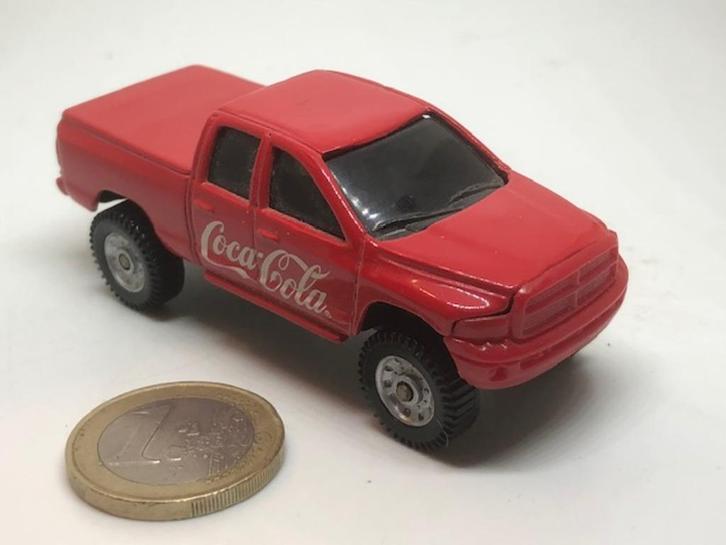 Dodge Ram Quad Cap Coca Cola, Edocar, Hobby en Vrije tijd, Modelauto's | Overige schalen, Gebruikt, Auto, Ophalen of Verzenden