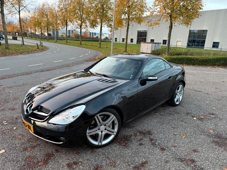 Mercedes-Benz SLK 3.5 Slk350 Roadster AUT 2005 Zwart, Auto's, Mercedes-Benz, Particulier, SLK, Airbags, Airconditioning, Alarm