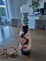 Vintage Bloemen Lamp, Gebruikt, 50 tot 75 cm, Vintage, Ophalen of Verzenden